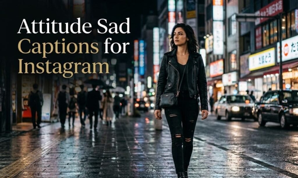 Attitude Sad Captions for Instagram