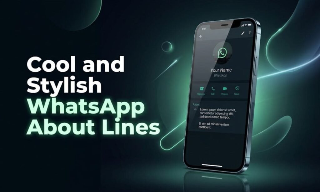 Cool and Stylish WhatsApp About Lines