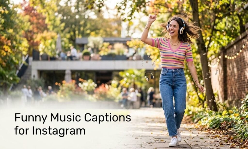 Funny Music Captions for Instagram