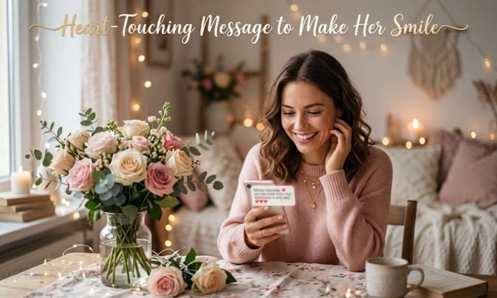 Heart-Touching Message to Make Her Smile