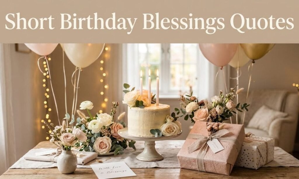 Short Birthday Blessings Quotes