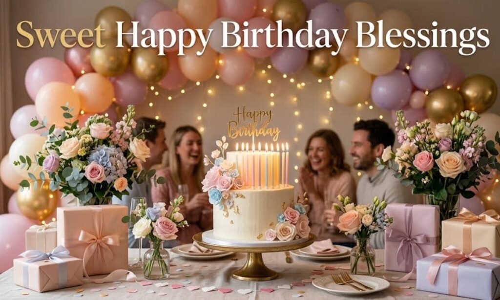 Sweet Happy Birthday Blessings
