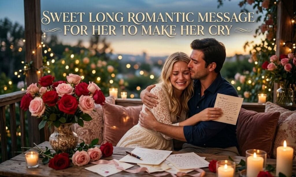 Sweet Long Romantic Message for Her to Make Her Cry