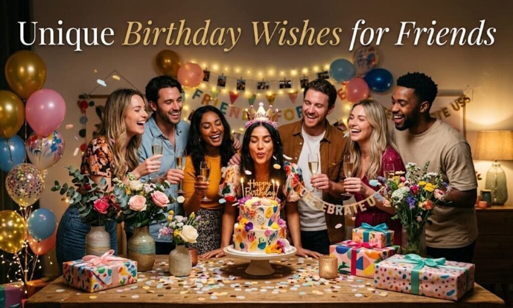 Unique Birthday Wishes for Friends