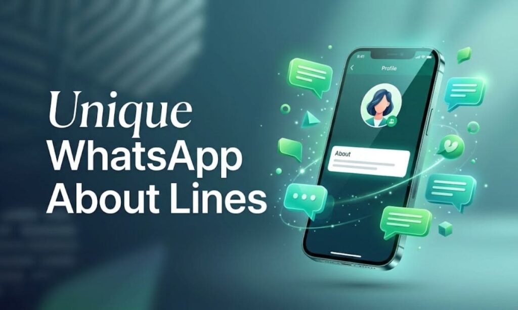 Unique WhatsApp About Lines