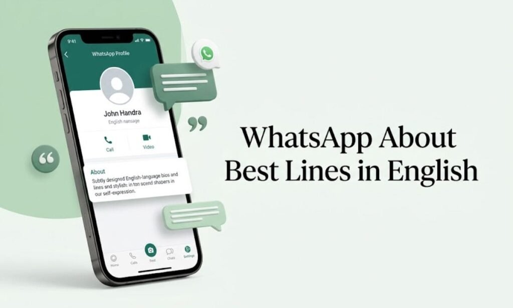 WhatsApp About Best Lines in English