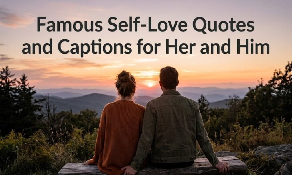 Famous Self-Love Quotes and Captions for Her and Him