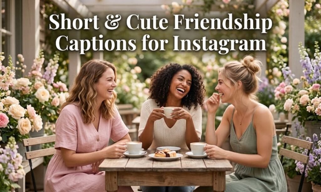 Short & Cute Friendship Captions