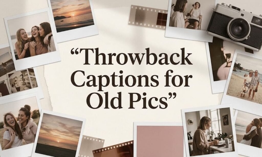 Throwback captions for old pics